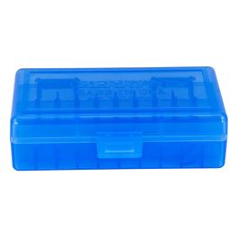 Image of Berrys Bullets 401 .380/9mm 50 Round Snap-Hinge Ammo Box, Blue - 40102