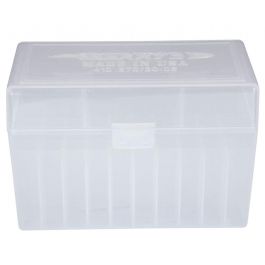 Image of Berrys Bullets 410 .270/.30-06 50 Round Snap-Hinge Ammo Box, Clear - 41001