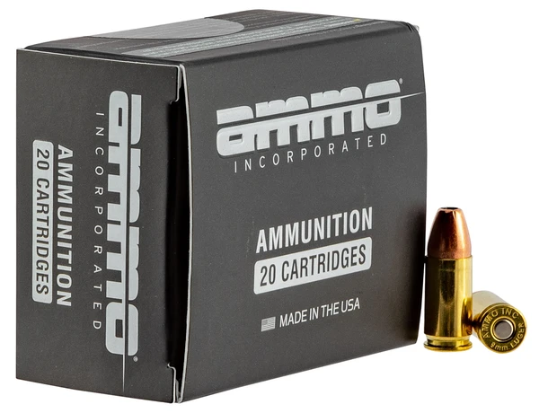 Image of Ammo Inc 9115JHPA20 Jesse James TML 9mm Luger 115 gr Jacketed Hollow Point (JHP) 20 Bx/ 10 Cs