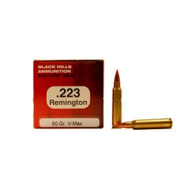 Image of Black Hills 223 Remington 60gr V-Max Ammunition 50rds - M223N10