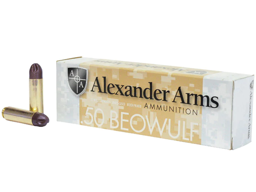 Image of Alexander Arms .50 Beowulf 200gr Polycase ARX, Box of 20