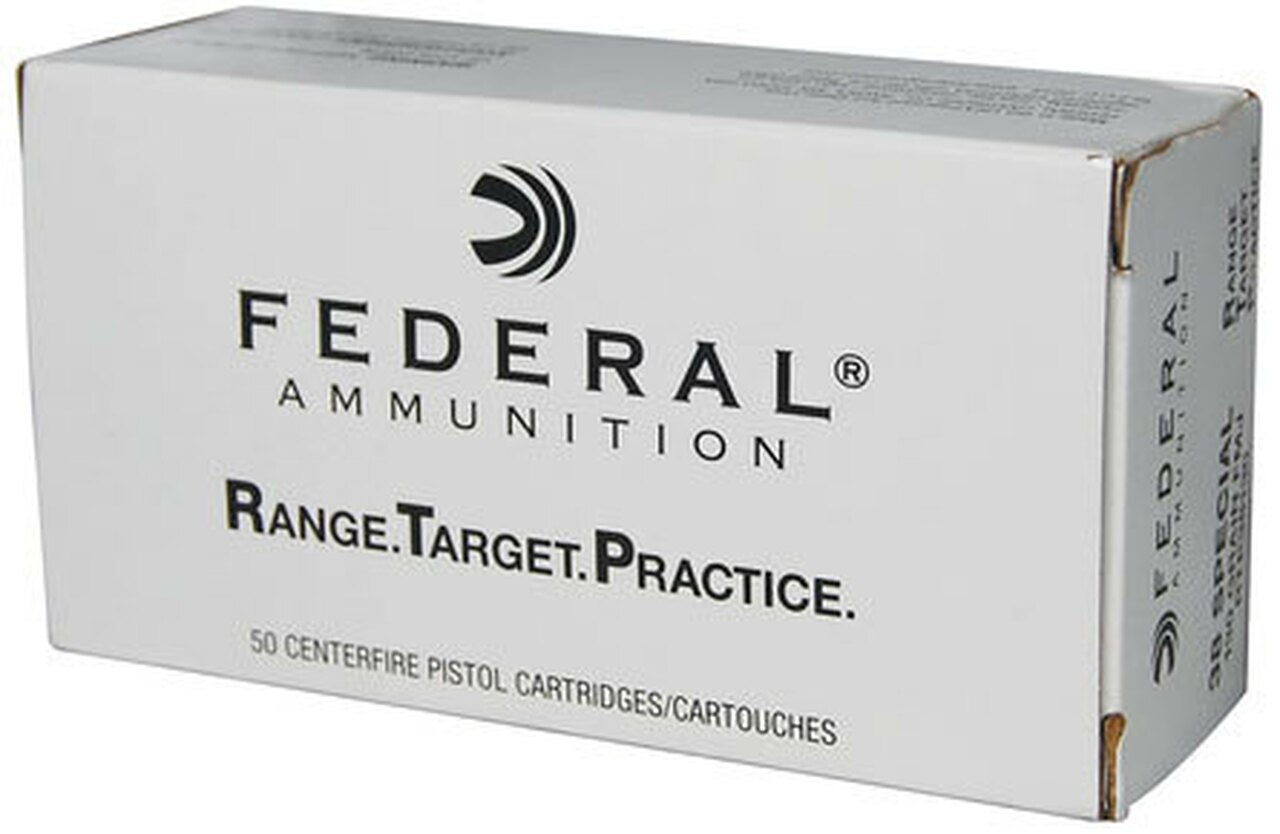 Image of Federal Federal Range And Target Ammunition 38 Special 130gr, FMJ 1000rd/Case