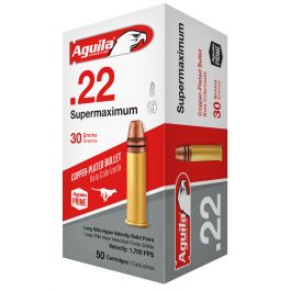 Image of Aguila Special .22 LR Supermaximum 30 gr Solid Point Ammo, 50/box - 1B222298