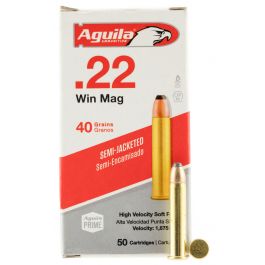 Image of Aguila Special .22 WMR 40 gr Semi-Jacketed Soft Point Ammo, 50/box - 1B222401