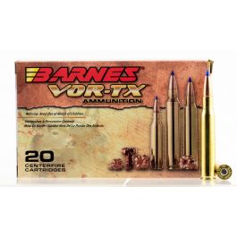 Image of Barnes Bullets VOR-TX 150 gr Tipped TSX Boat Tail .30-06 Spfld Ammo, 20/box - 21531