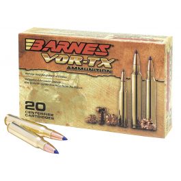 Image of Barnes Bullets VOR-TX 180 gr Tipped TSX Flat Base .35 Whelen Ammo, 20/box - 21581