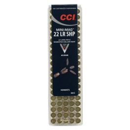Image of CCI Mini-Mag 40 gr Segmented Hollow Point .22lr Ammo, 100/box - 36CC