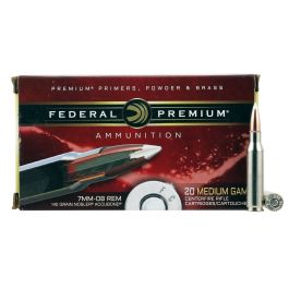 Image of Federal Premium 140 gr Nosler AccuBond 7mm-08 Rem Ammo, 20/box - P708A1
