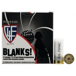 Image of Fiocchi Shotgun Blank 12 Gauge Ammo, 25/box - 12BLANK