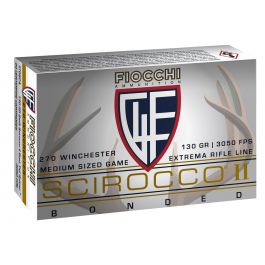 Image of Fiocchi Extrema 130 gr Scirocco II .270 Win Ammo, 20/box - 270SCA