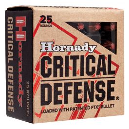 Image of Hornady Critical Defense 35 gr Flex Tip Expanding .25 ACP Ammo, 25/box - 90014