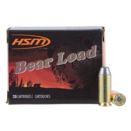 Image of HSM Ammunition Bear Load 200 gr Hard Lead Round Nose Flat Point 10mm Ammo, 20/box - HSM-10mm-9-N-20