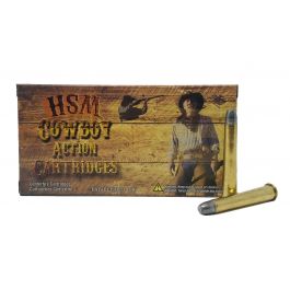 Image of HSM Ammunition Cowboy Action 170 gr Hard Lead Round Nose Flat Point .32-40 Win Ammo, 20/box - HSM-32-40-2-N