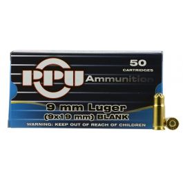 Image of PPU USA 9mm Blank Ammo, 50/box - PPB9L