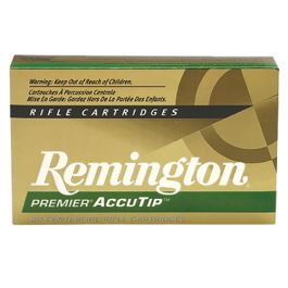 Image of Remington Premier 35 gr AccuTip-V .22 Hornet Ammo, 20/box - PRA22HNA