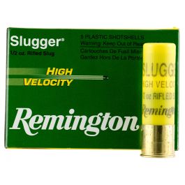Image of Remington Slugger High Velocity 2.75" 20 Gauge Ammo, 5/box - SPHV20RS