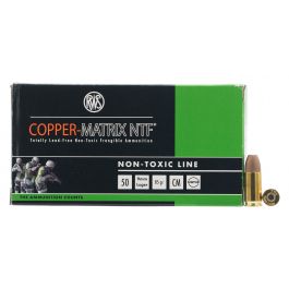 Image of Geco RWS Copper Matrix 85 gr Non-Toxic Frangible 9mm Ammo, 50/box - 290040050