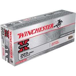 Image of Winchester Ammunition Super-X 55 gr Pointed Soft Point .223 WSSM Ammo, 20/box - X223WSS