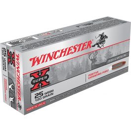 Image of Winchester Ammunition Super-X 120 gr Positive Expanding Point .25 WSSM Ammo, 20/box - X25WSS