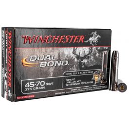 Image of Winchester Ammunition Dual Bond 375 gr .45-70 Ammo, 20/box - S4570DB