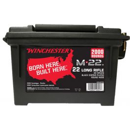 Image of Winchester Ammunition M-22 40 gr Lead Round Nose .22lr Ammo, 2000/box - S22LRTPB