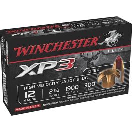 Image of Winchester Ammunition XP3 High Velocity 2.75" 12 Gauge Ammo, 5/box - SXP12