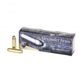 Image of Alexander Arms Hornady XTP 350 gr HP .50 Beowulf Ammo, 20/box - A-B350XTPBOX
