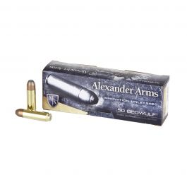 Image of Alexander Arms 400 gr HFP .50 Beowulf Ammo, 20/box - A-B400FPBOX