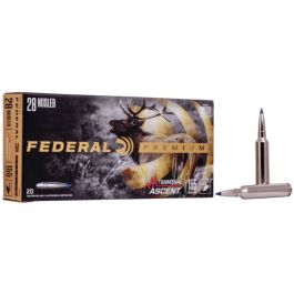 Image of Federal 155 gr Terminal Ascent .28 Nosler Ammo, 20/pack - P28NTA1