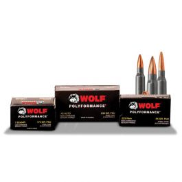 Image of Wolf Performance PolyFormance 60 gr FMJ 5.45x39mm Ammo - MC545BFMJ