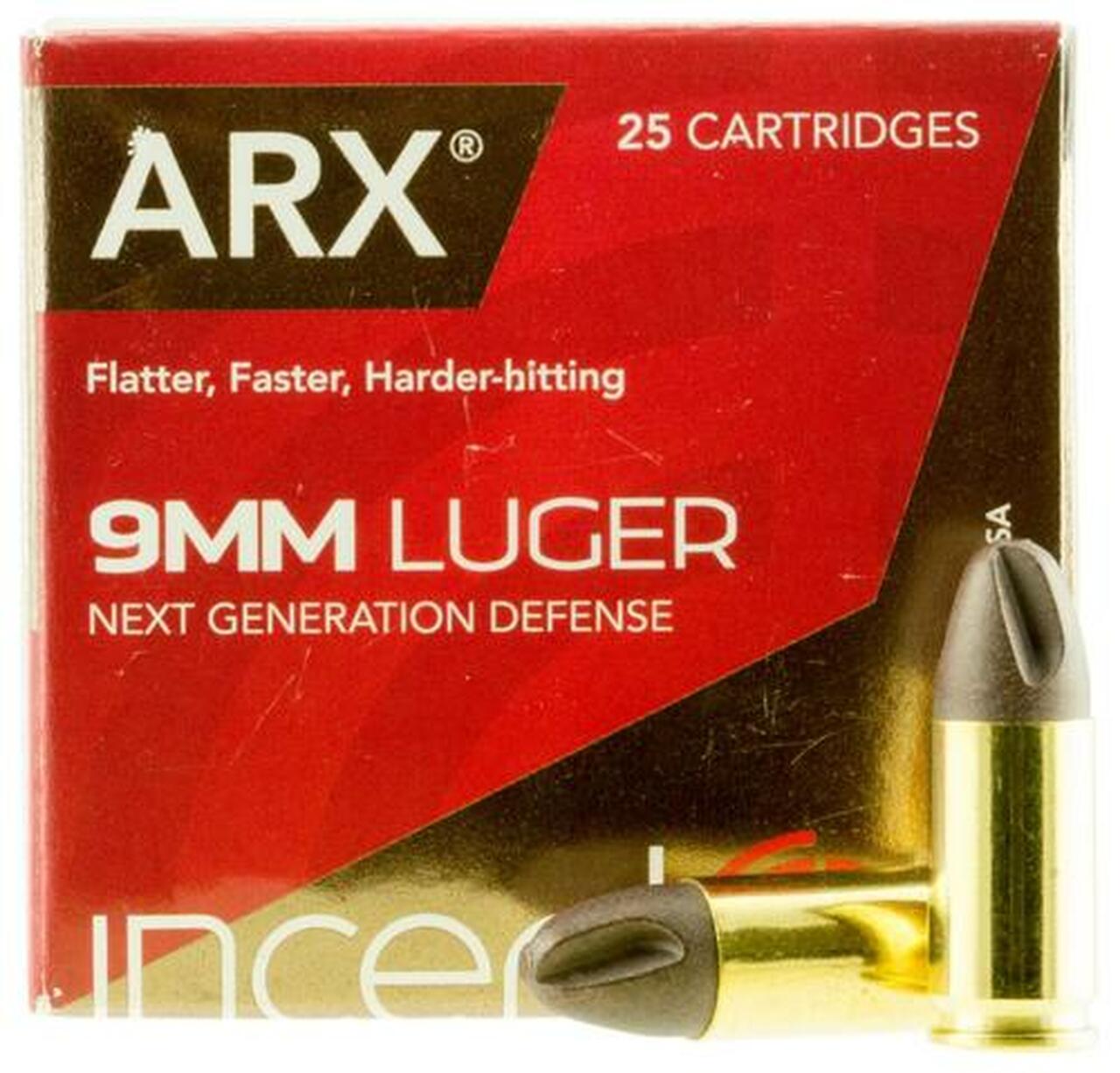 Image of PolyCase Ammo Inceptor 9mm 65 gr, ARX, 25rd/Box