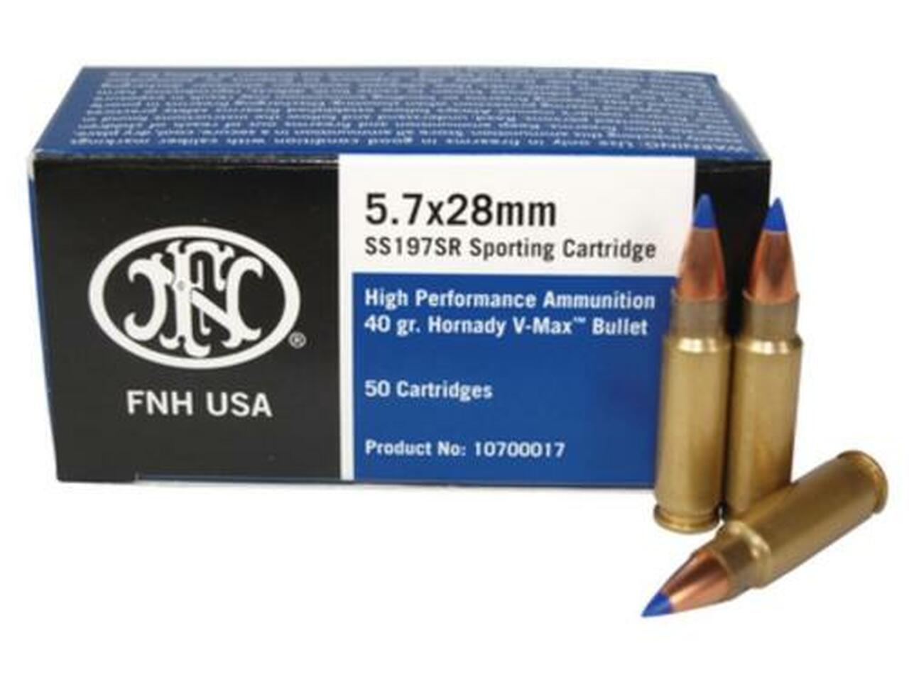 Image of FN 5.7x28mm SS197 V-MAX Ammo, 40gr, 50rd Box