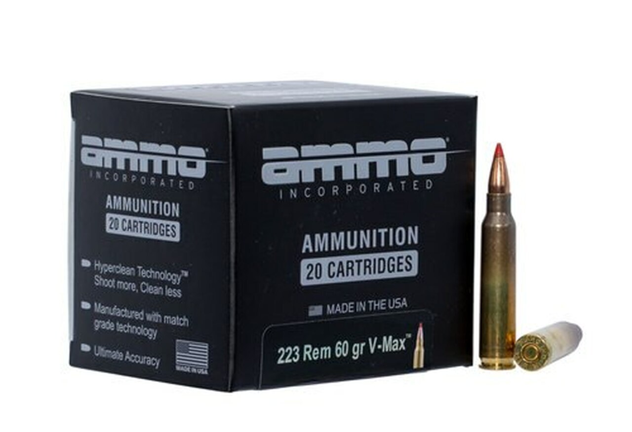 Image of Ammo Inc Jesse James 223 Remington 60gr, V-Max, 20rd Box