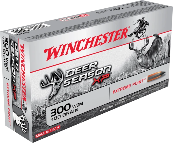 Image of Winchester Ammo S300SDS Deer Season XP 300 Winchester Short Magnum 150 GR Extreme Point 20 Bx/ 10 Cs