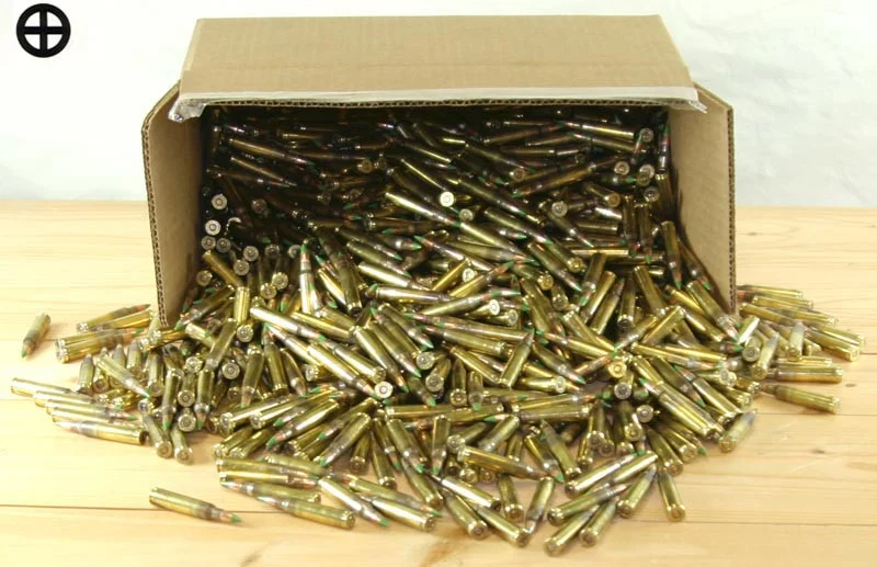 Image of Federal Lake City XM855 Green Tip Ammunition 5.56mm 62 gr FMJ 3020 fps - 2000/box