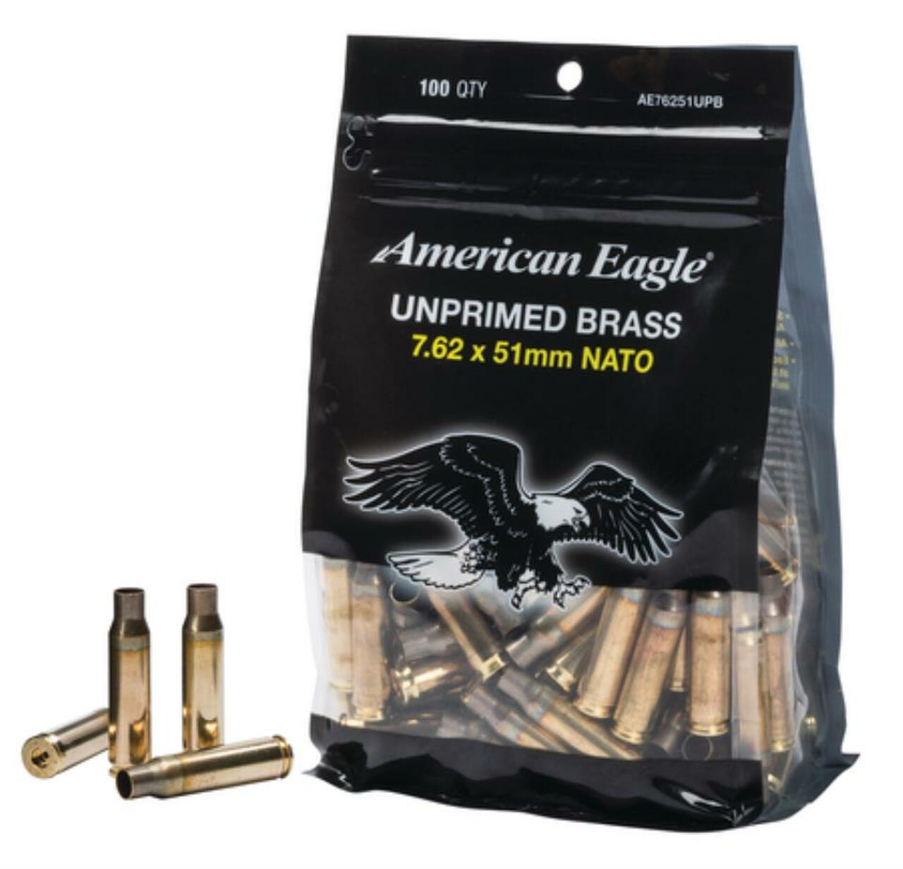 Image of Federal Ammunition Lake City Unprimed New Brass Cases 7.62x51mm