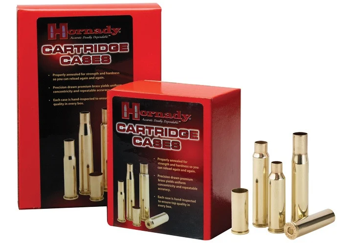 Image of Hornady Unprimed Brass Rifle Cartridge Cases .243 Win 2000/ct Box