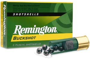 Image of Remington Express Magnum Buckshot Shotgun Ammo 12 ga 2 3/4" 4 dr 12 plts #00 1225 fps - 5/box
