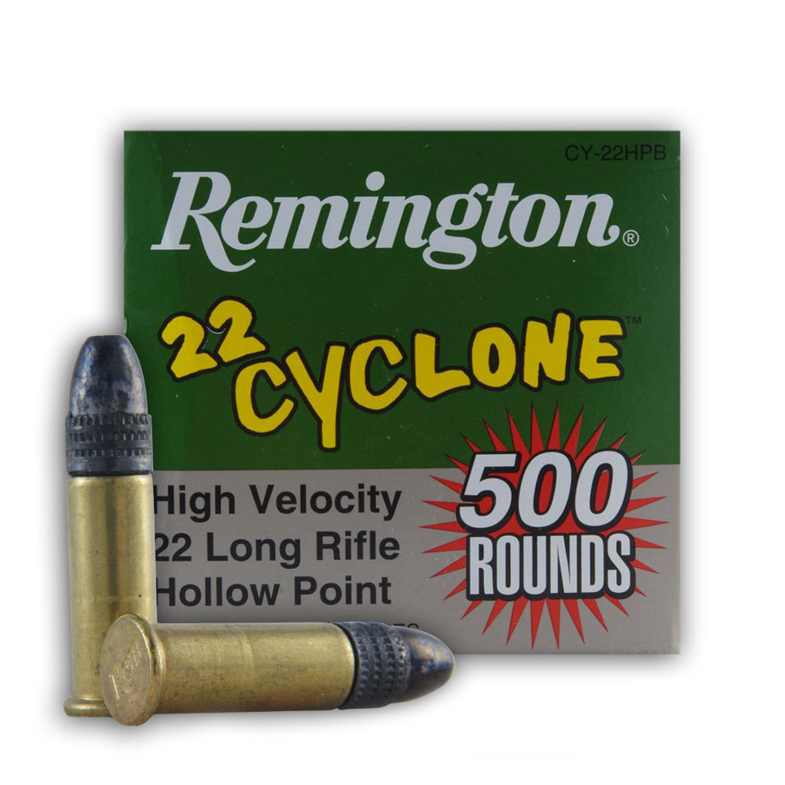 Image of Remington Cyclone .22 LR 36 gr Cyclone HP Rimfire Ammo - 50/box