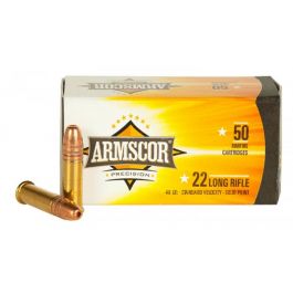 Image of ArmsCor 29 gr Solid Point .22 Short Ammo, 50/box - 50415
