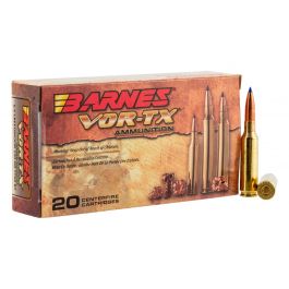 Image of Barnes Bullets VOR-TX 120 gr Tipped TSX Boat Tail 6.5 Crd Ammo, 20/box - 30815