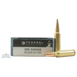 Image of Federal 300 Savage 180gr SP Pwer-Shok Ammunition 20rds - 300B
