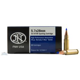 Image of FNH 5.7x28 mm 40gr V-MAX 50 Rounds Ammunition - SS197SR