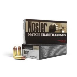 Image of Nosler Match Grade 9mm Luger 147 grain Jacketed Hollow Point Handgun Ammo, 50/Box - 51325