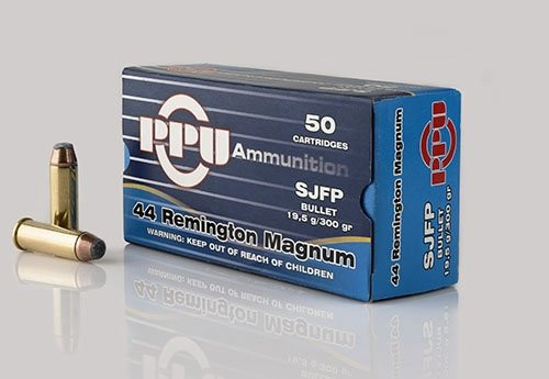 Image of PPU Handgun Ammunition .44 Mag 240 gr HP 1541 fps 50/ct